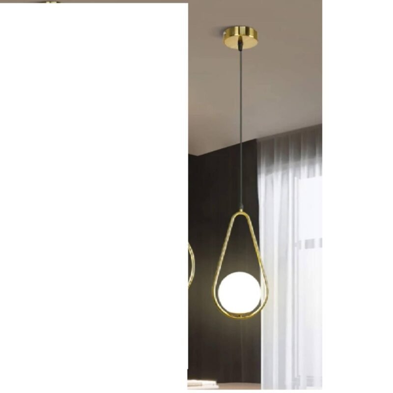 Lustre à boules de verre suspendues – Image 14